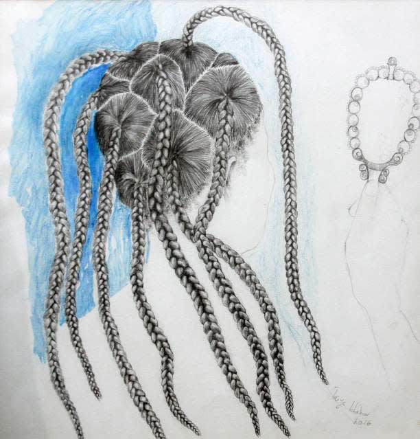 Taiye Idahor, Waiting for Beauty series no.1, 2016