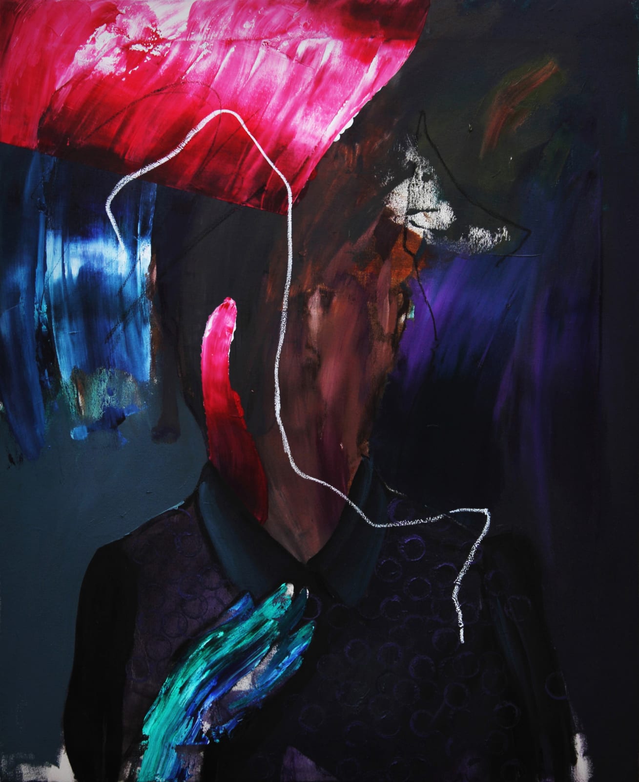 Chibuike Uzoma, In Immaculata’s Blouse (Self Portrait), 2017