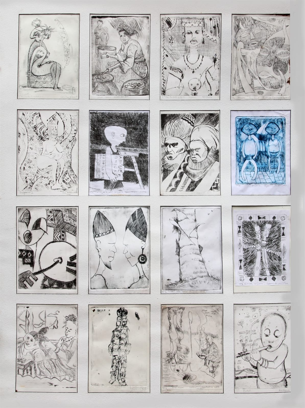 Uwa Usen Ufua Godwin Ngozi Umelue Bruce Onobrakpeya etc, Group Work