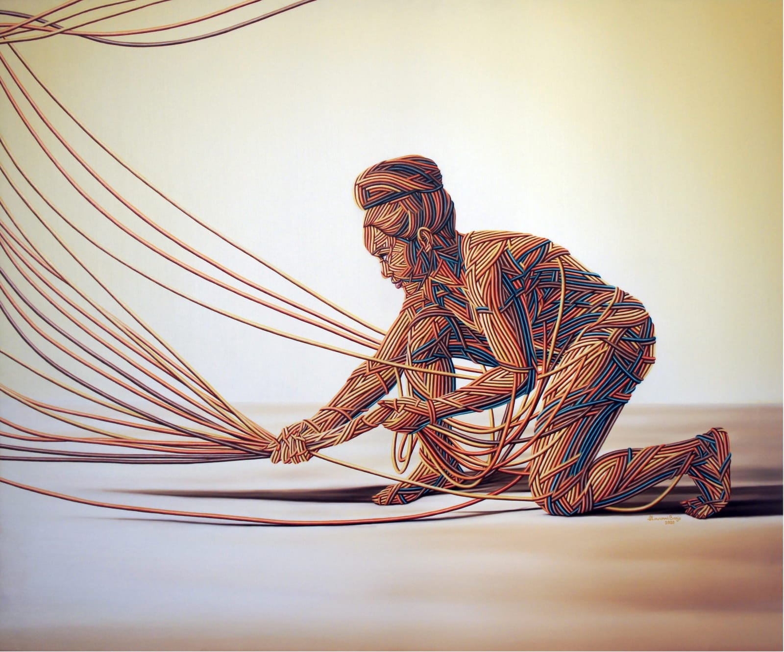 Olawunmi Banjo, Letting Go III, 2020