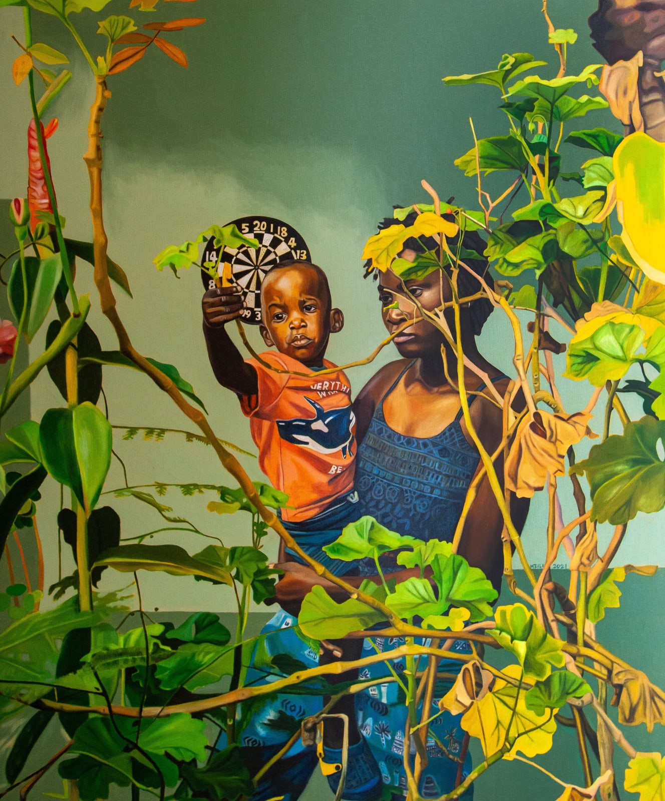 Henry Mzili Mujunga, Life Through Plants II , 2021