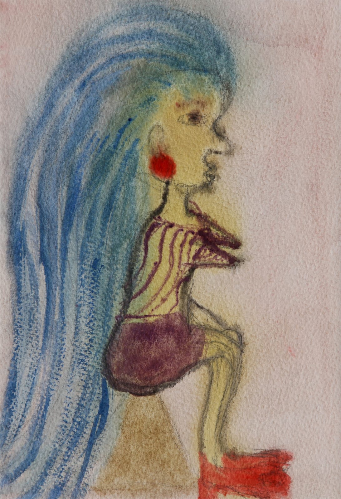 B. A. Oyetunji, SEATED WOMAN , 2000