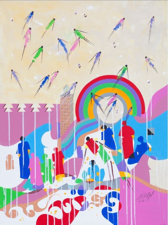 ABDELKADER LAARAJ, Sans titre , 2021