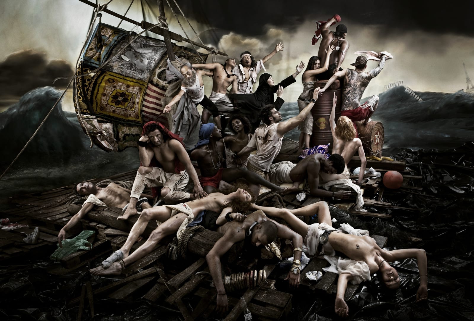 GERARD RANCINAN, Radeau des Illusions, 2008