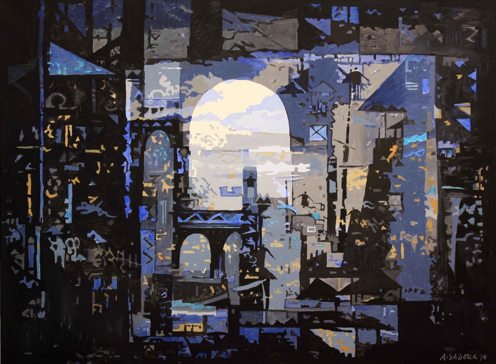 Abdallah Sadouk, Les portes de la cité, 2014