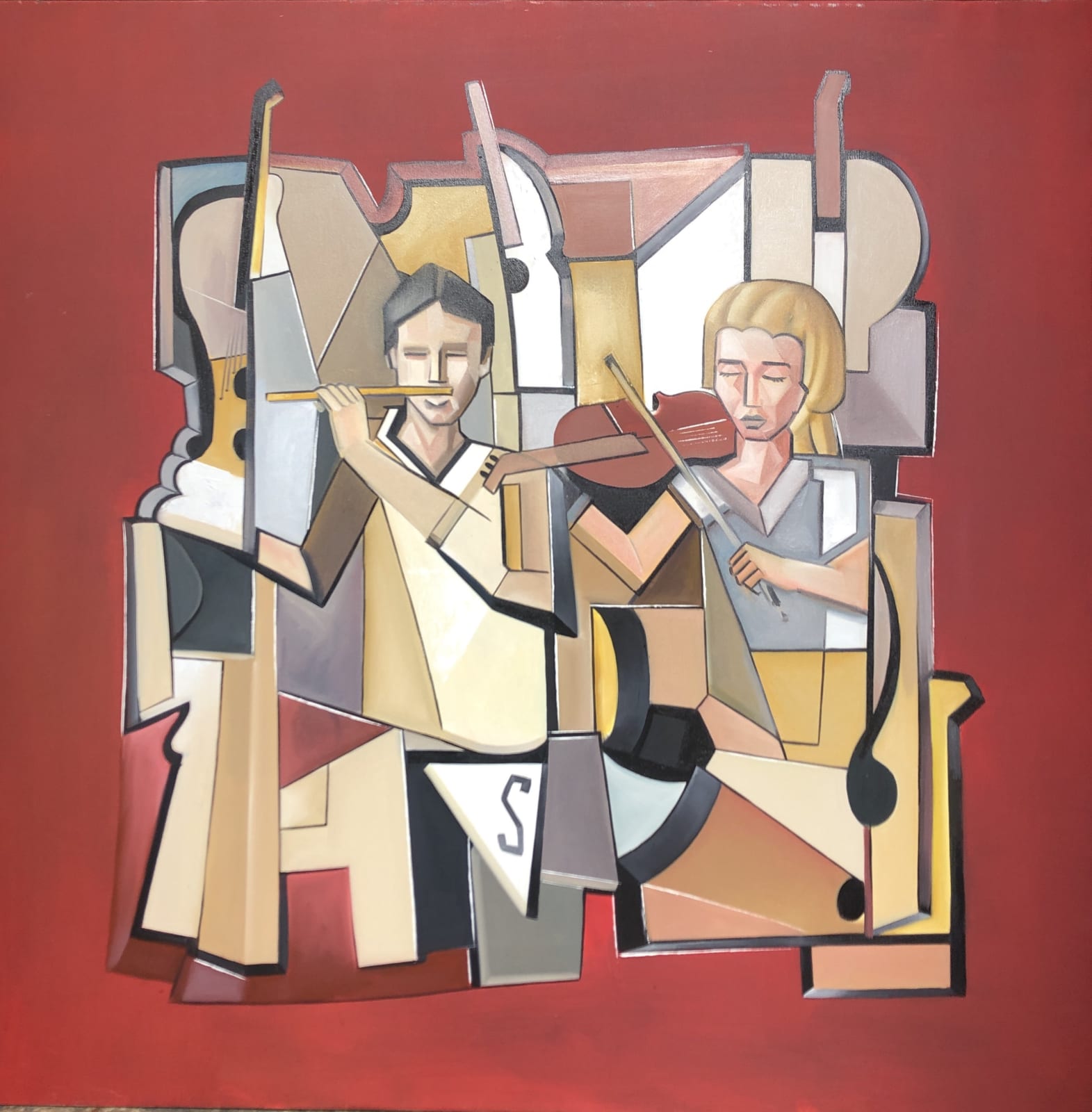 Mounia Amor , Carré rouge, 2019