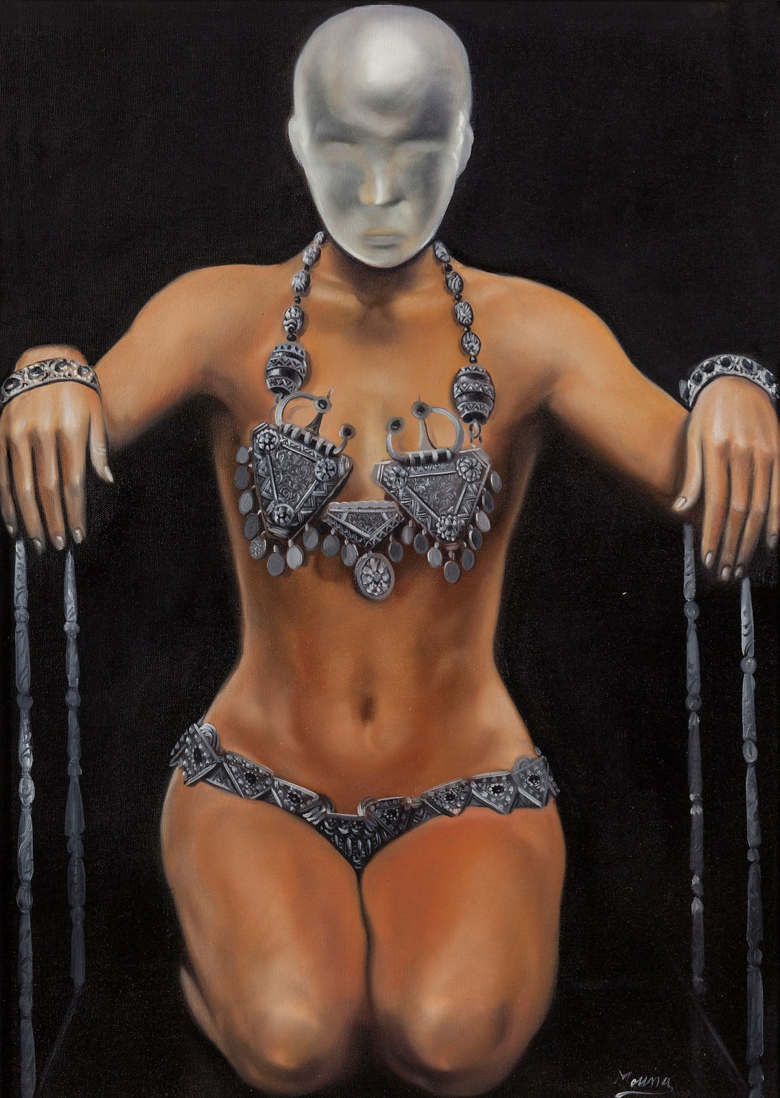 Mouna Bensaid, Enchaînée corps et âme, 2016