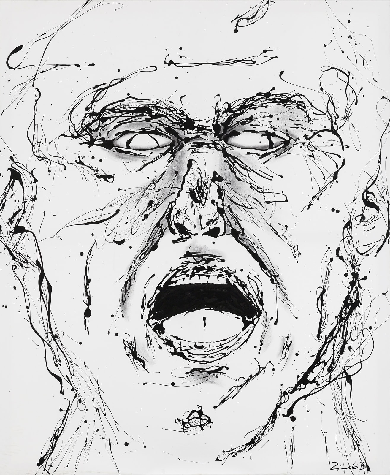 zineb bennis, Colère/Le cri, 2018