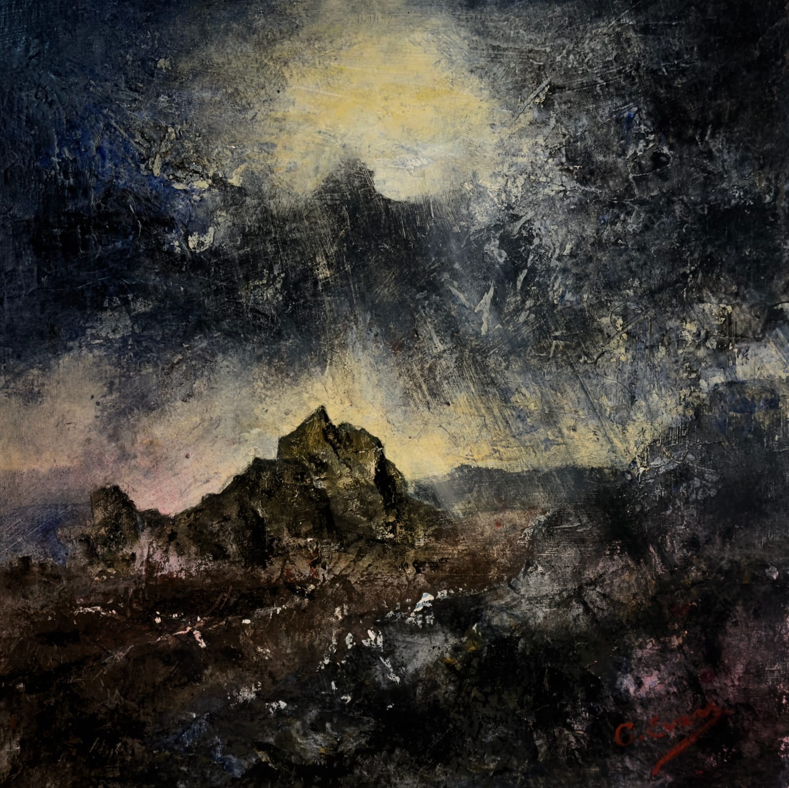 Chris Evans, Storm Clearing, Stiperstones, 2025