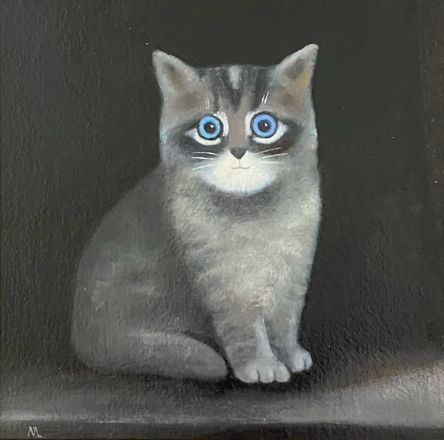 Martin Leman, Grey Kitten, 2024