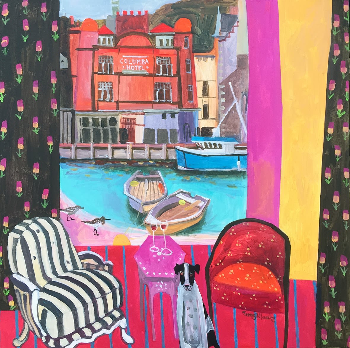 Jenny Wheatley, Rhubarb and Custard, 2025