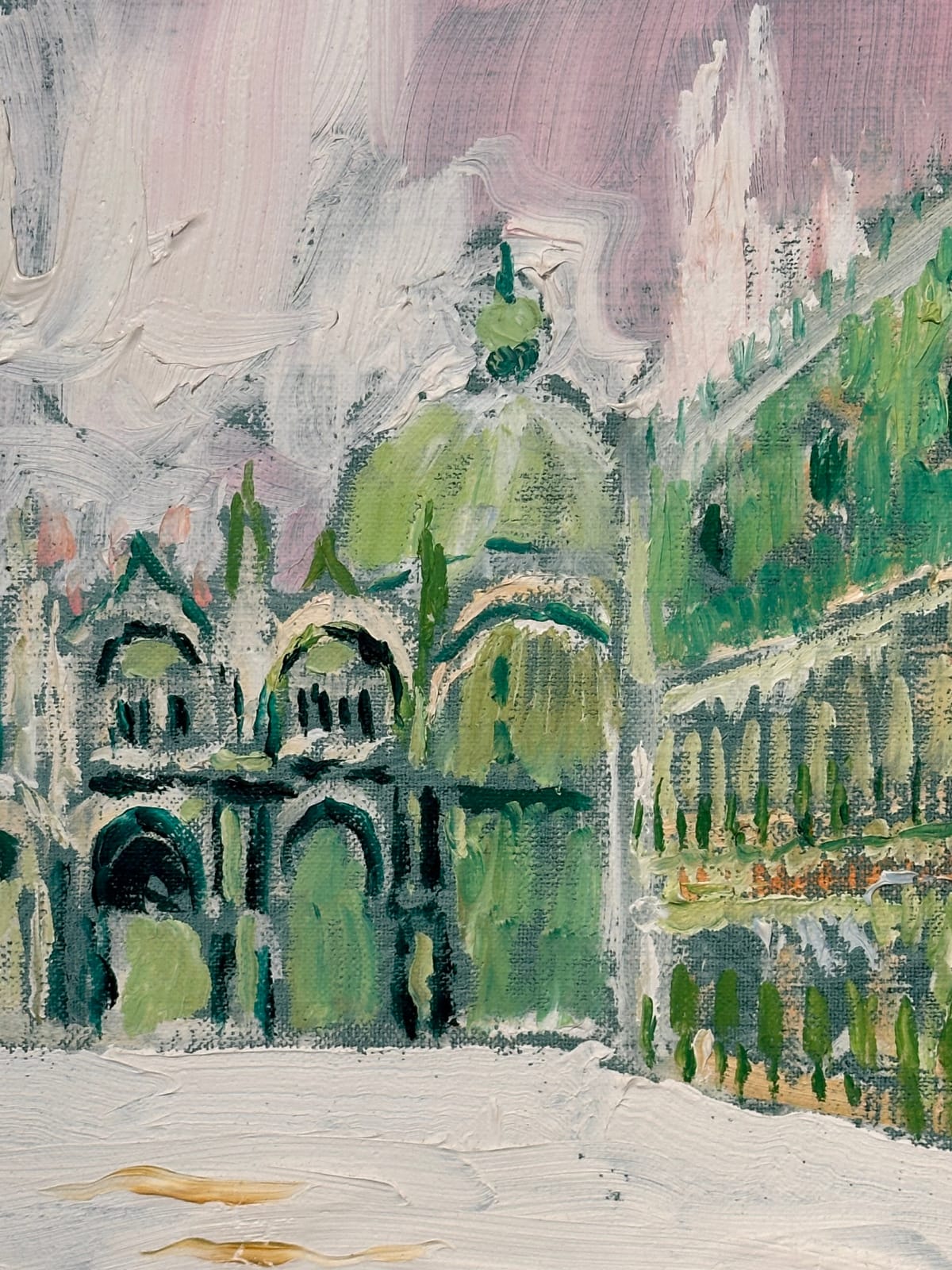 John Bratby, The Doge's Palace, Venice