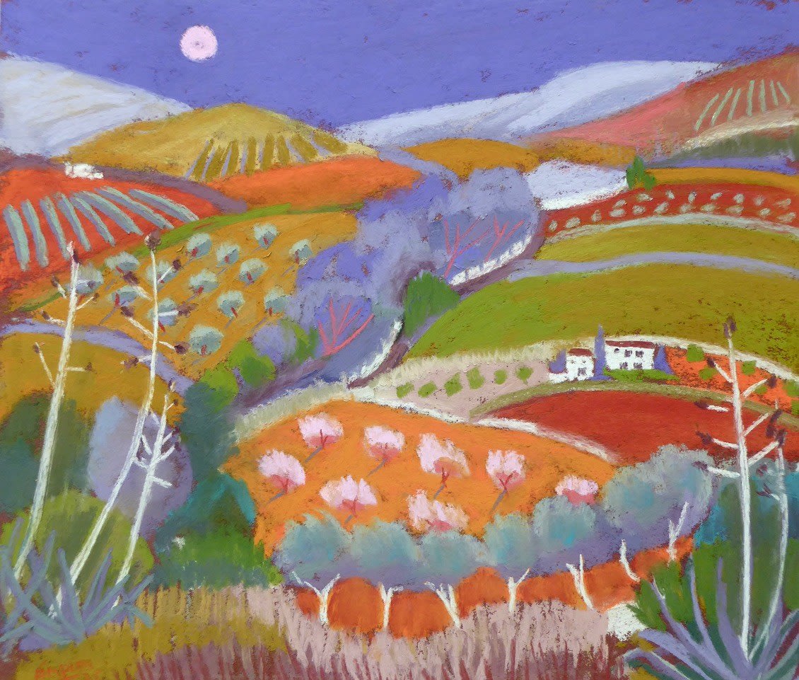 Sue Campion, Pink Moon, Andulacia, 2025