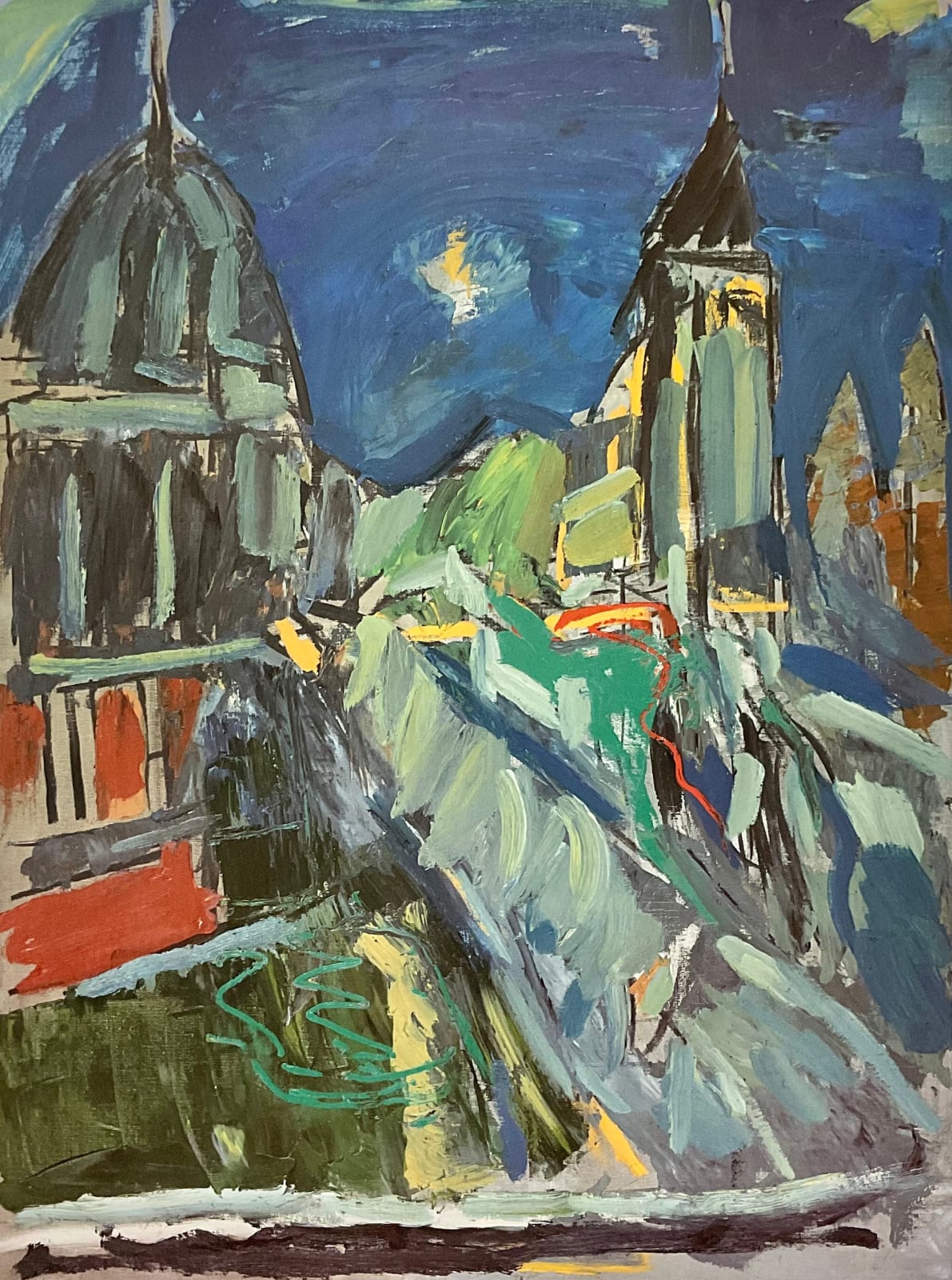 Peter Coker, Pont au Change at Night