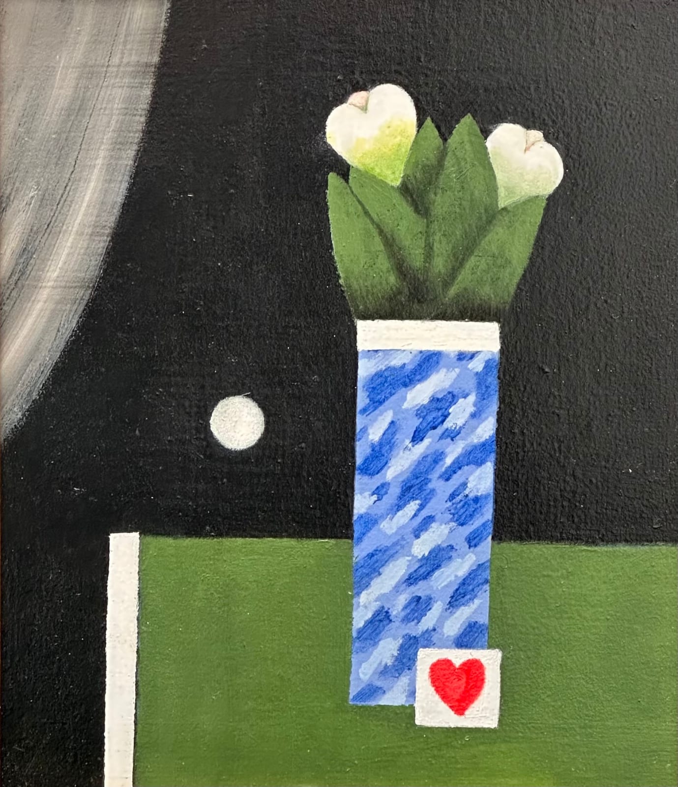 Martin Leman, Flowers with a Heart, 2025