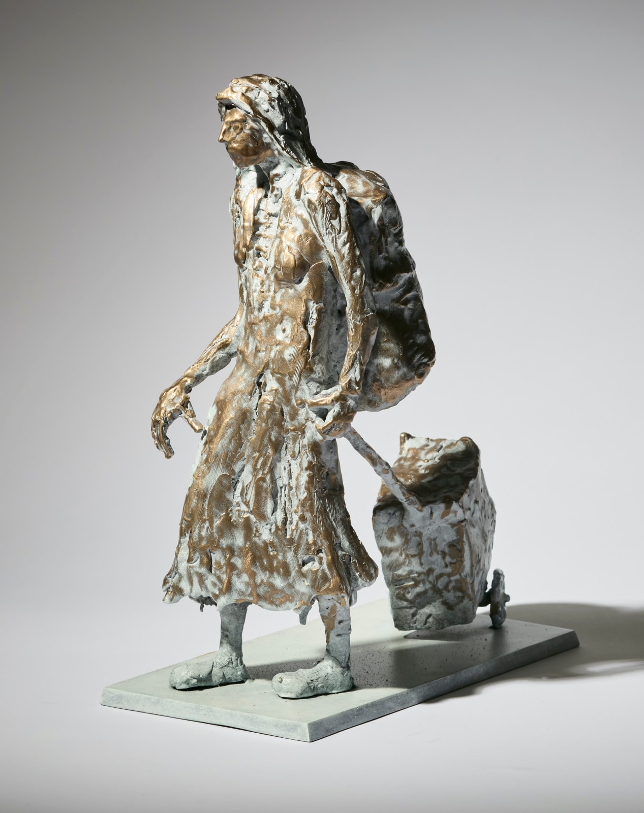 John Behan RHA, Woman with Suitcase, 2022