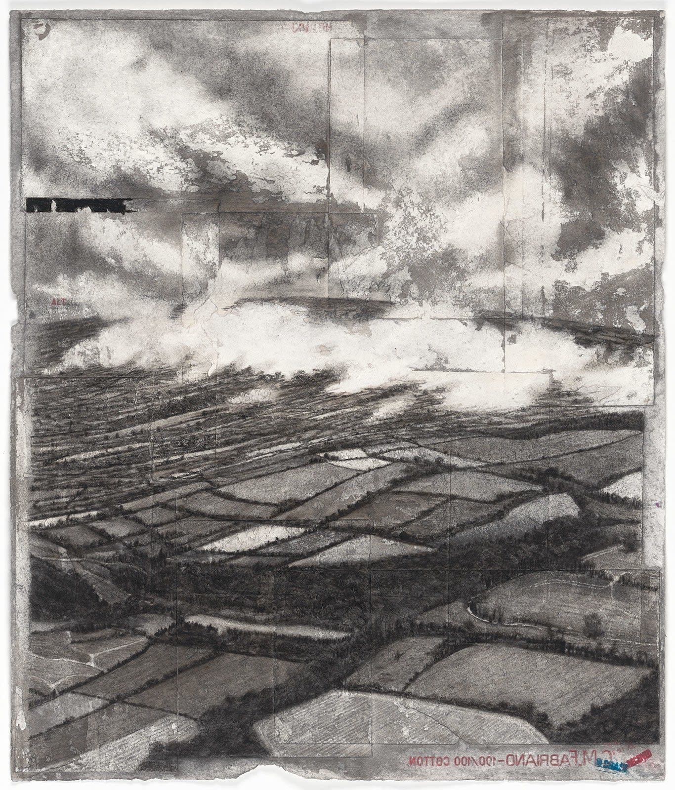 Michael Wann, Aerial 2, Great Clouds Appeared, 2024