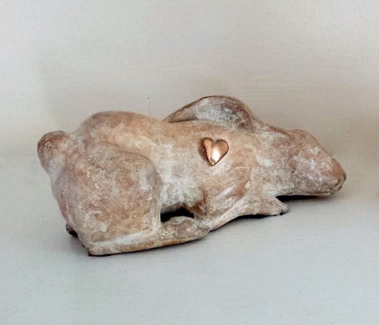 Stephanie Hess, Thumper Series: Dreamy (cream patina)