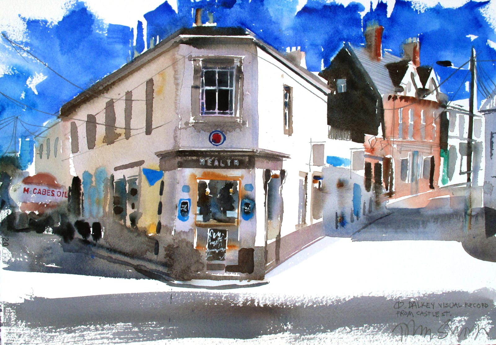 John Short, Select Stores, Castle Street, Dalkey (print), 2020