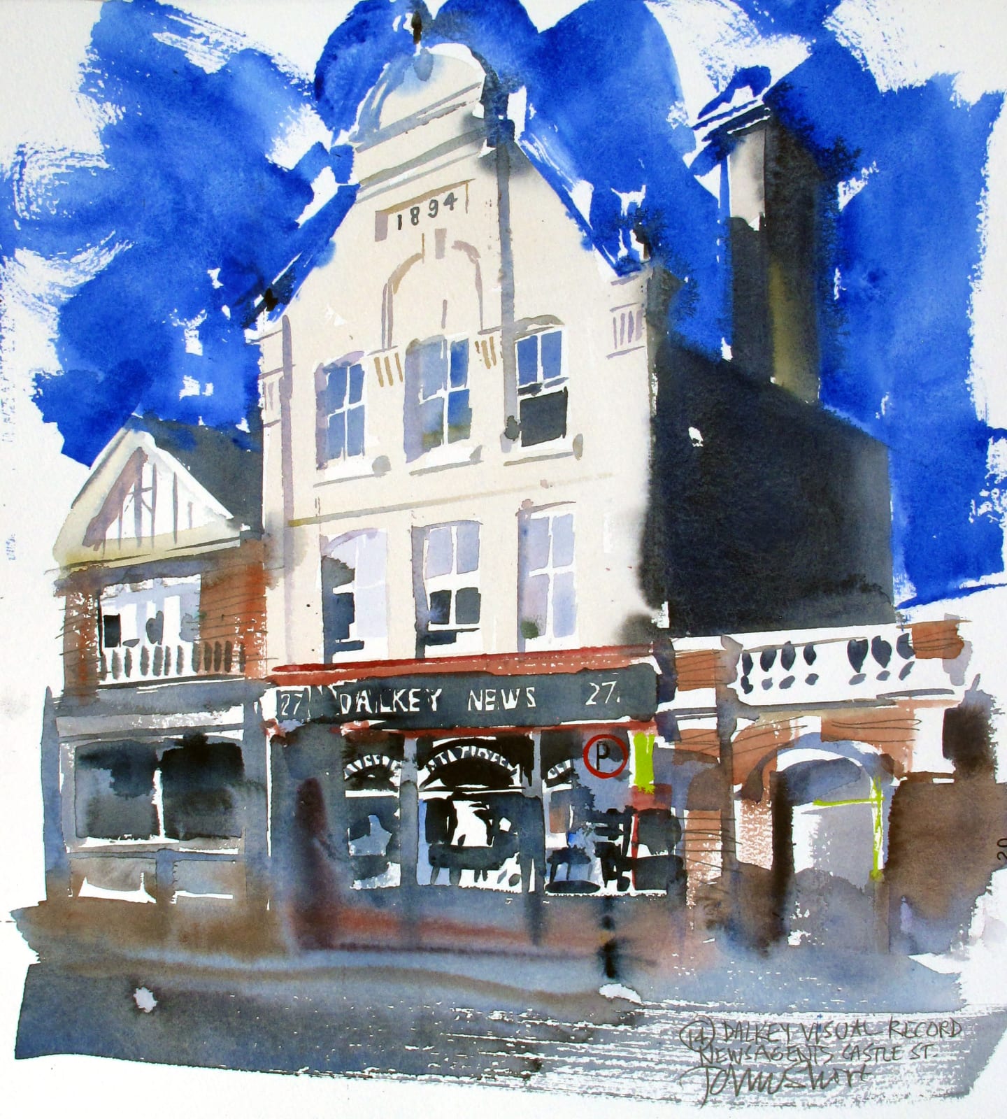 John Short, Dalkey News, Castle Street, Dalkey, 2020