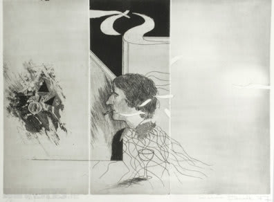 Micheal Farrell, Self Portrait