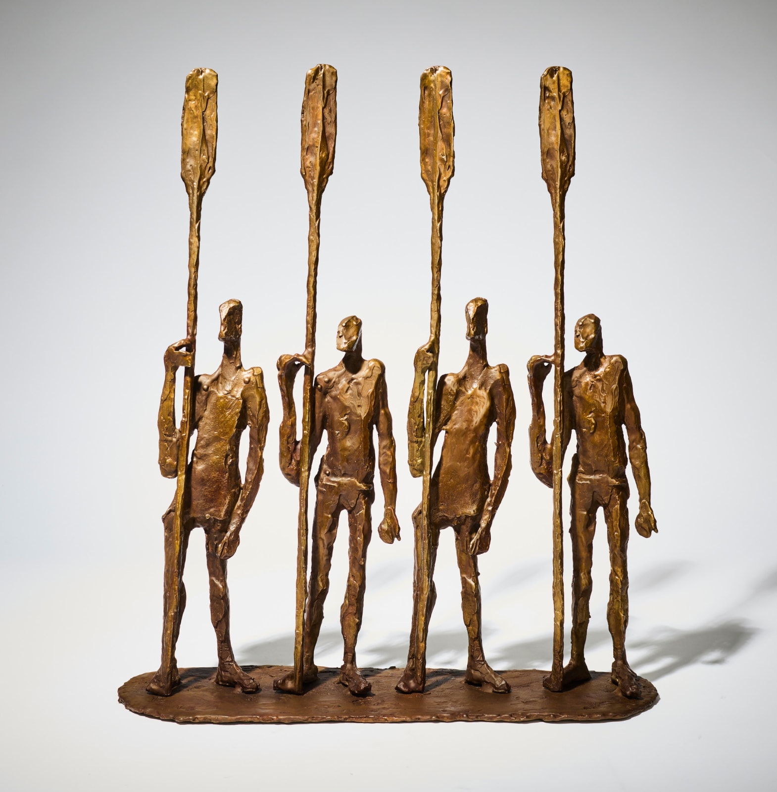 John Behan RHA, Four Oarsmen, 2024