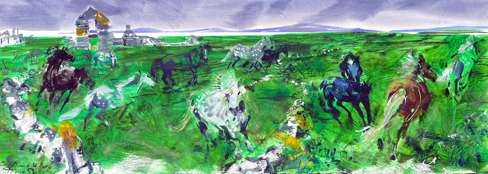 John Short, Wild Horses, Calf Island, West Cork