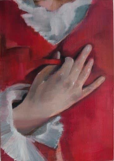 Helen O'Sullivan-Tyrrell, Dr Pozzi at Home, detail (after J S Sargent)