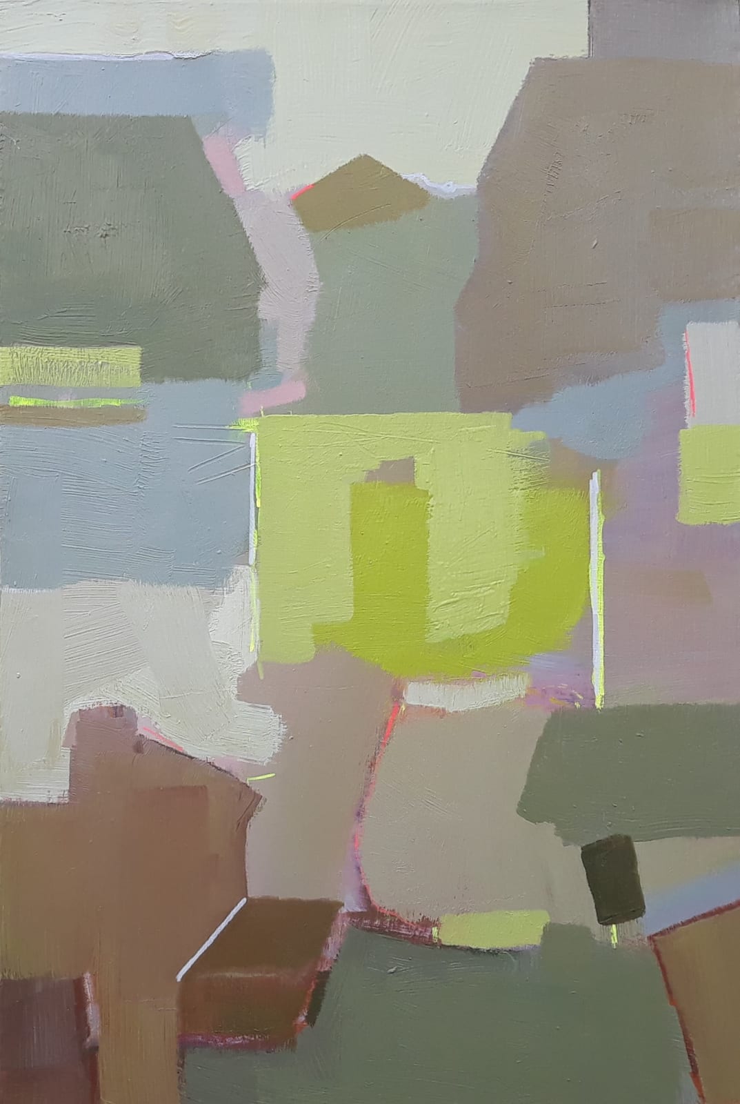 Julie Cusack, She Left Wrapped in Lilac II, 2020