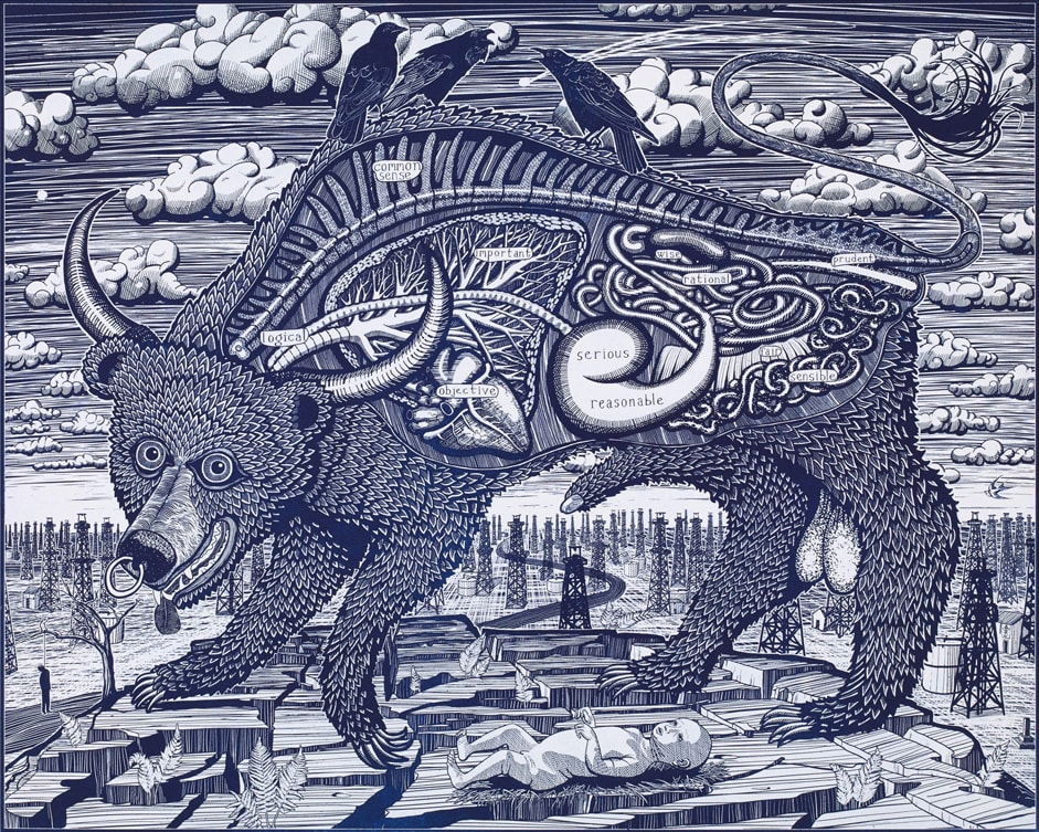 Grayson Perry, Animal Spirit (blue), 2016