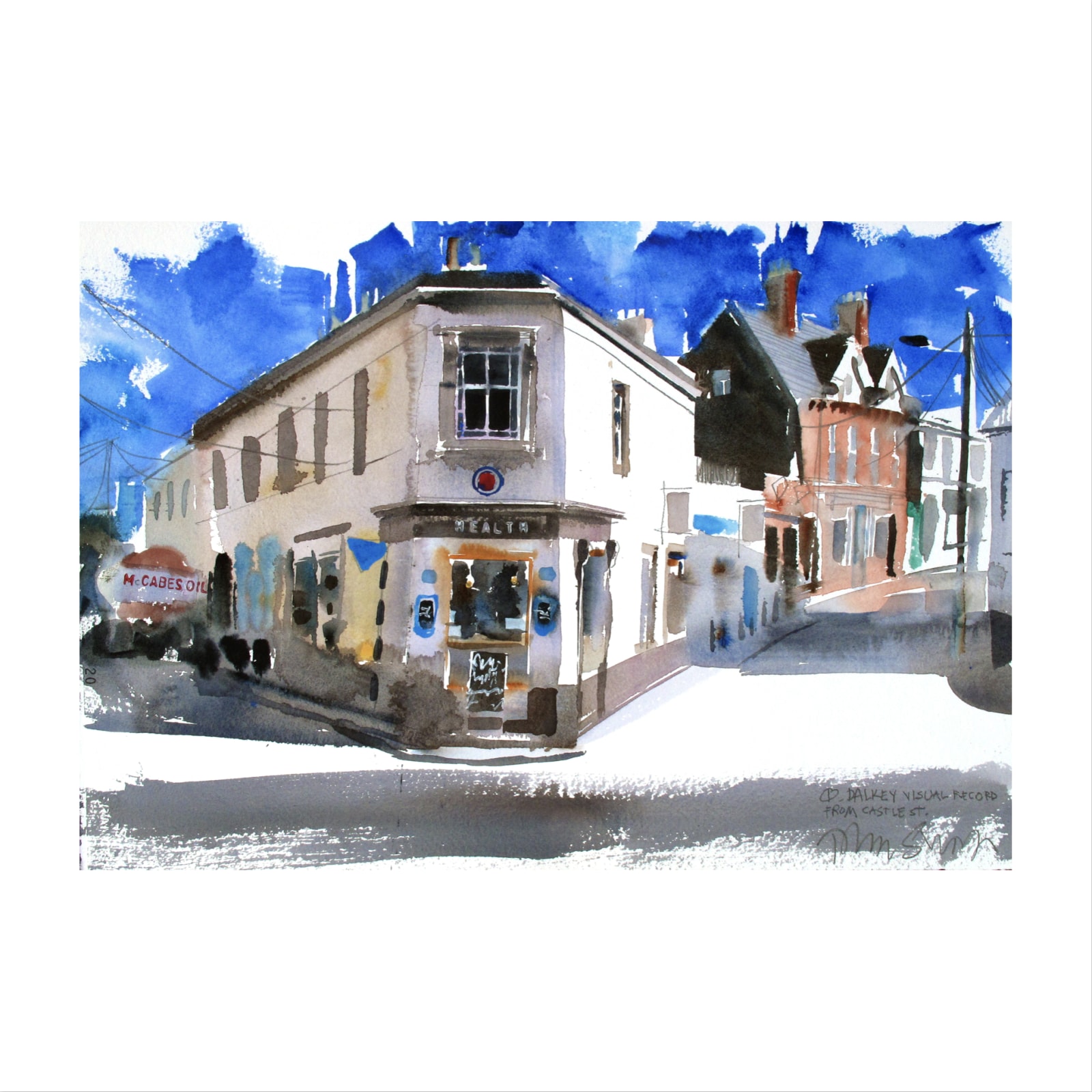 John Short, Select Stores, Castle Street, Dalkey (print), 2020
