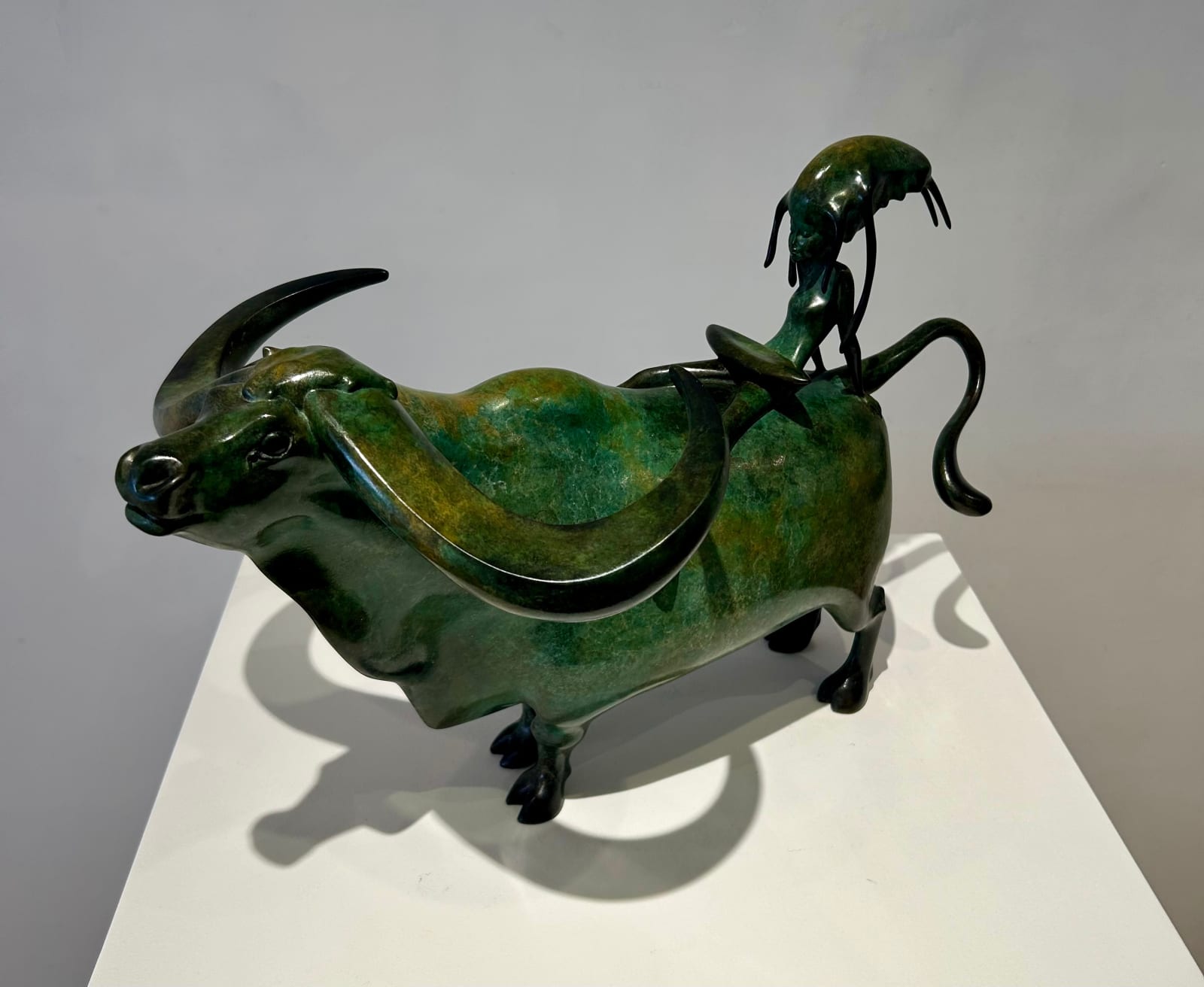 Vadim Tuzov, Water Buffalo & Girl, 2024