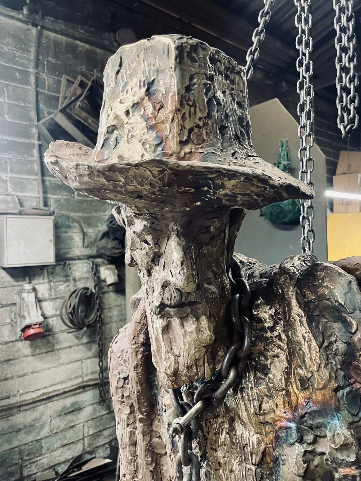 John Behan RHA, Vincent on the Road to Tarascon (lifesize), 2022