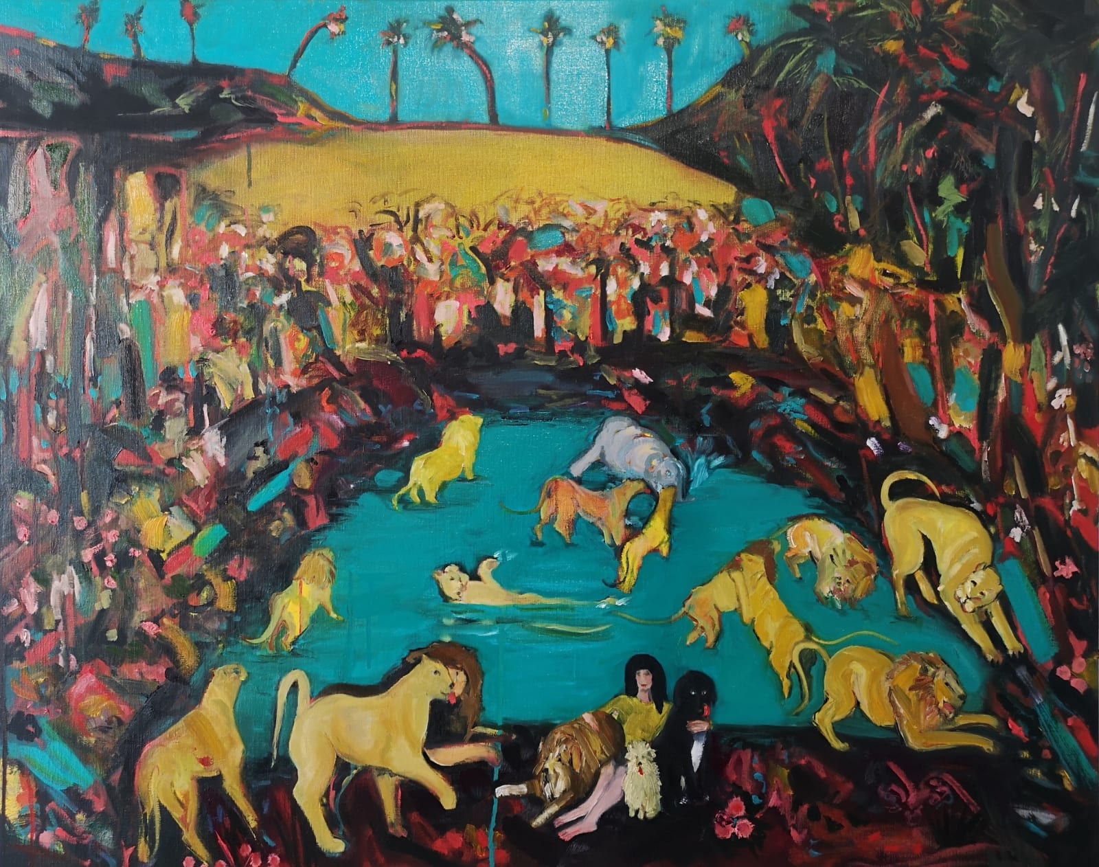 Serena Caulfield, In a Lion's Den, Playing