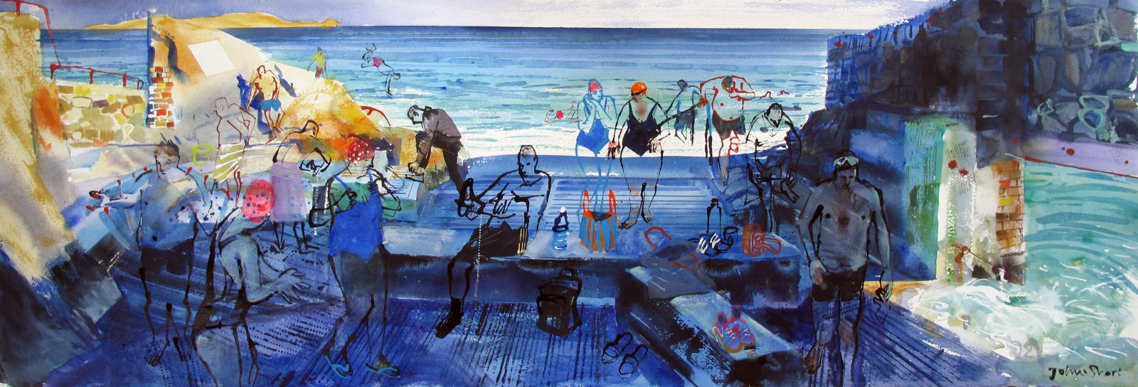 John Short, Forty Foot Bathers, Morning