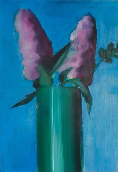 Helen O'Sullivan-Tyrrell, Buddleia in green vase