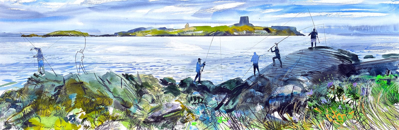 John Short, Fishing near Dalkey Island