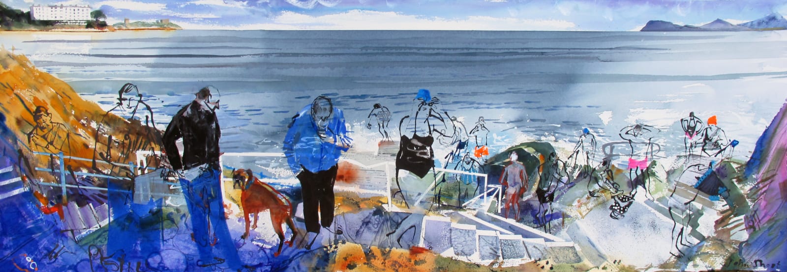 John Short, Vico Bathers in Ultramarine