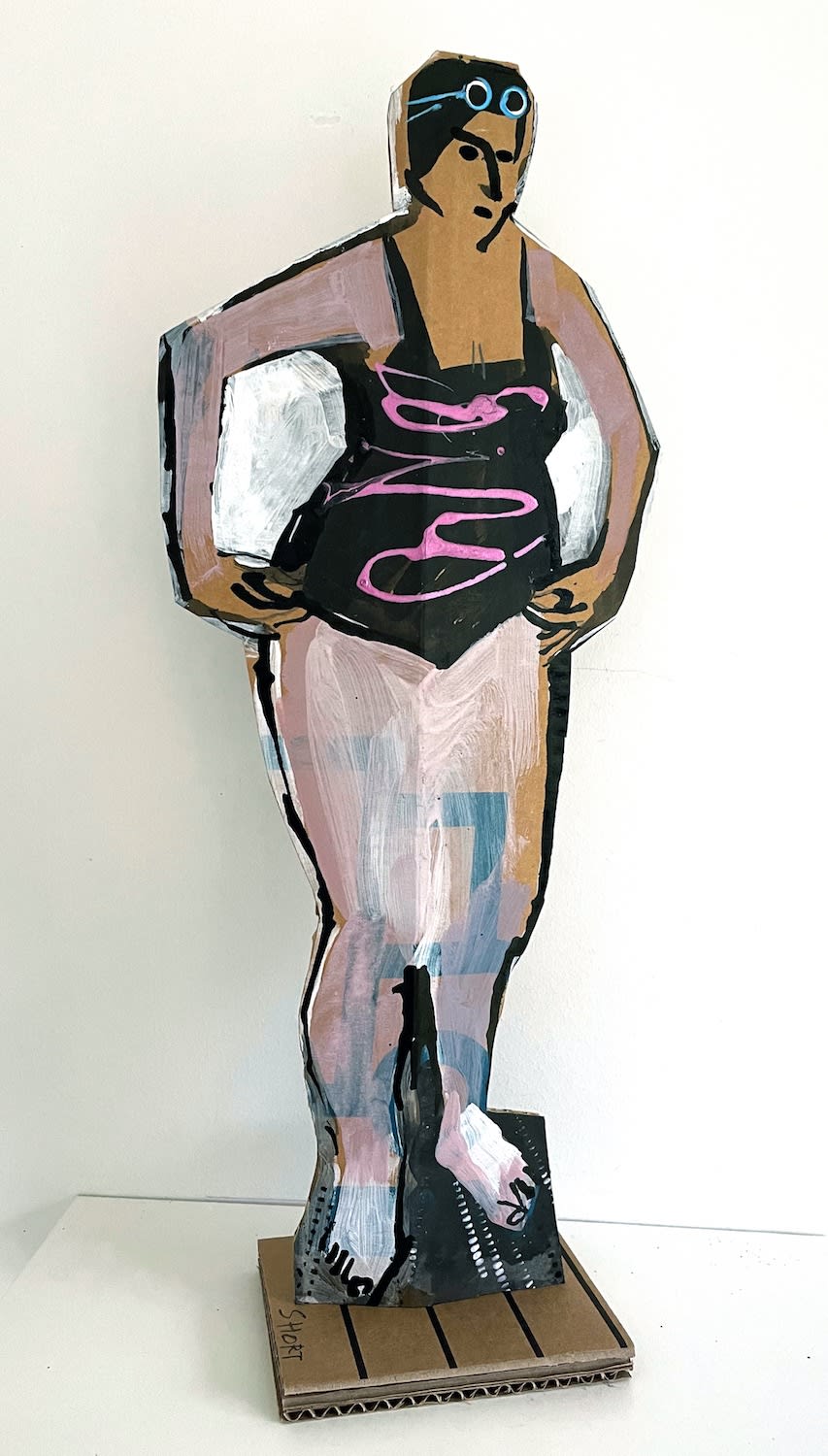 John Short, Woman in Black & Pink Costume