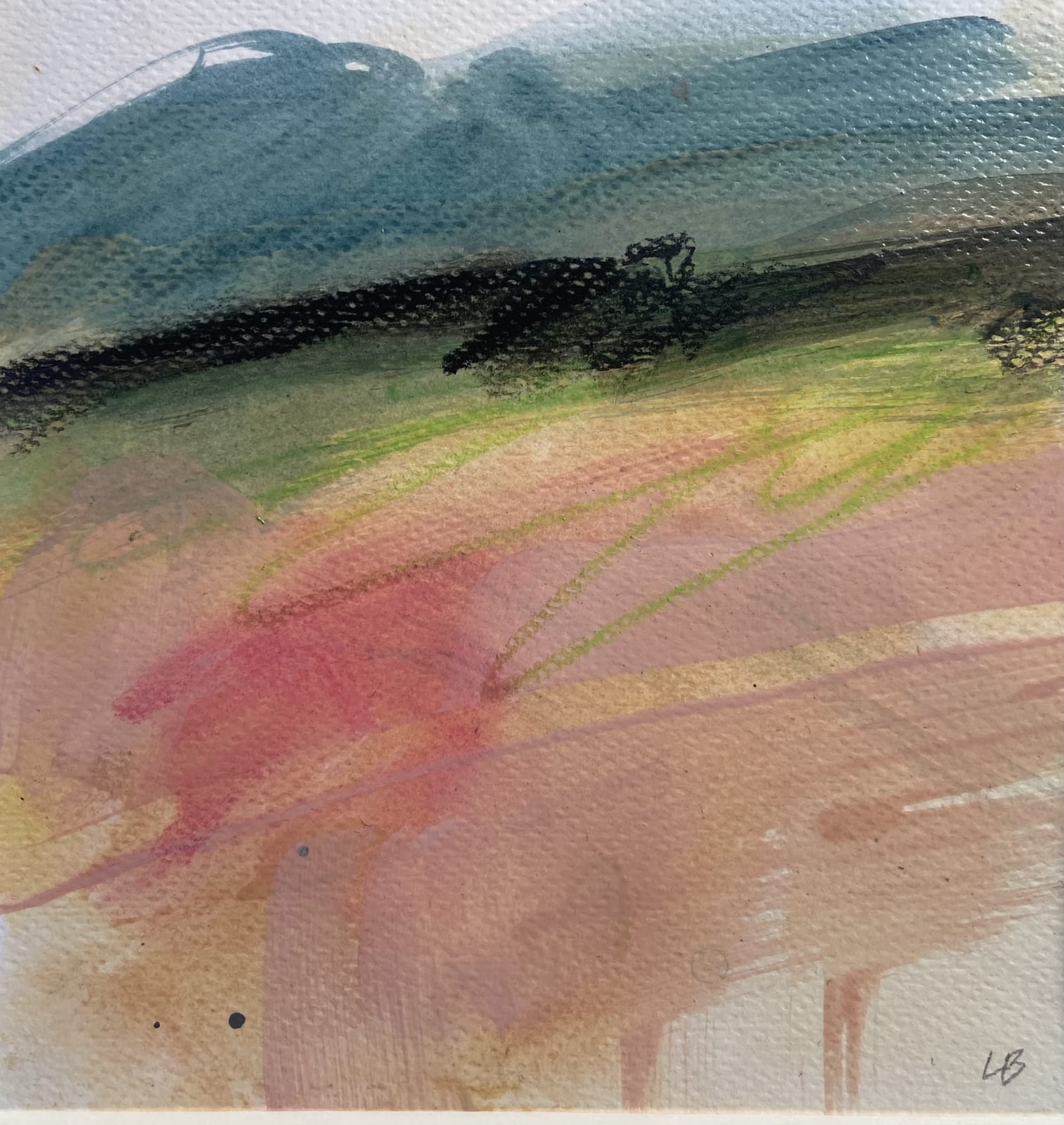 Leah Beggs, Pink Landscape 11