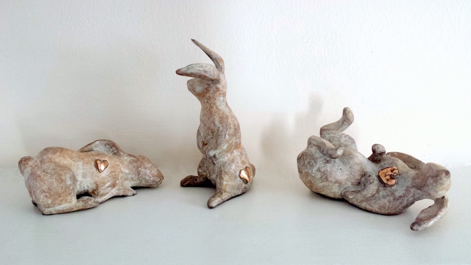 Stephanie Hess, Thumper Series: Dreamy (cream patina)