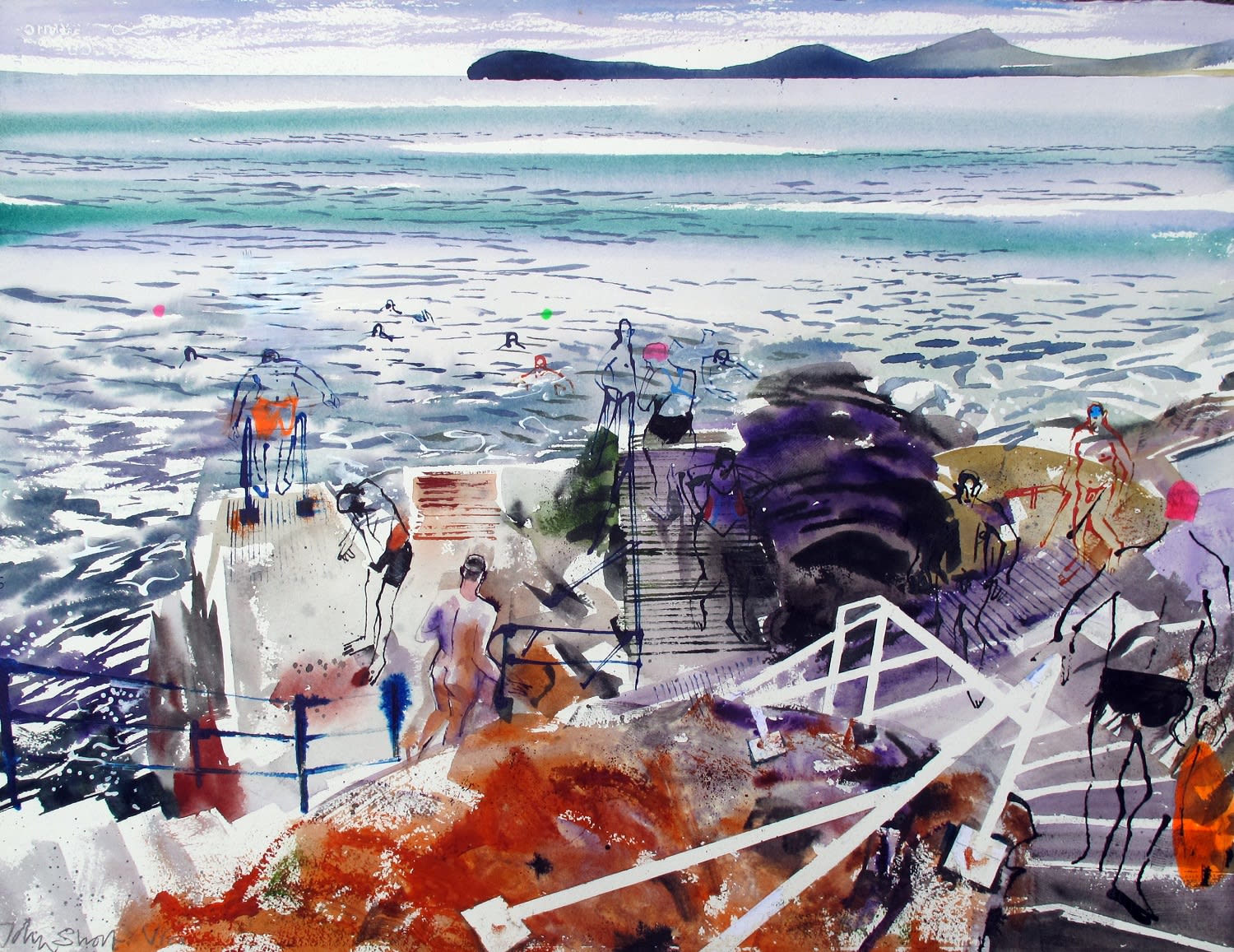 John Short, Vico Bathers in Orange