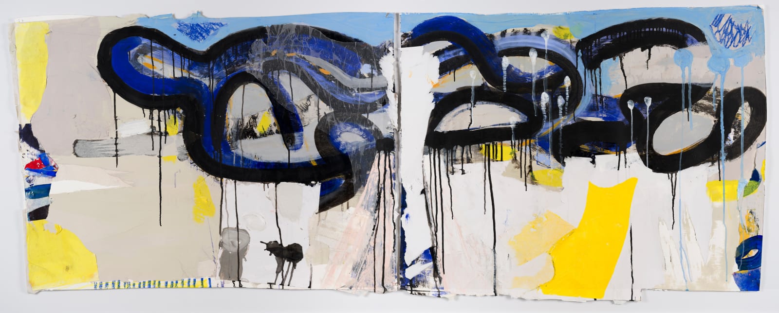 Eamon Colman, The Village of Insects (diptych), 2019-2023