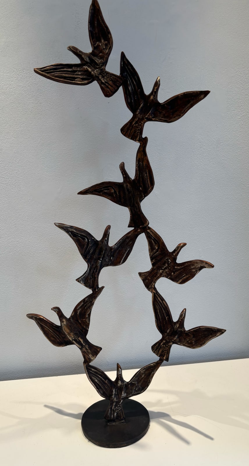 John Behan RHA, Flock of Birds (tall), 2025