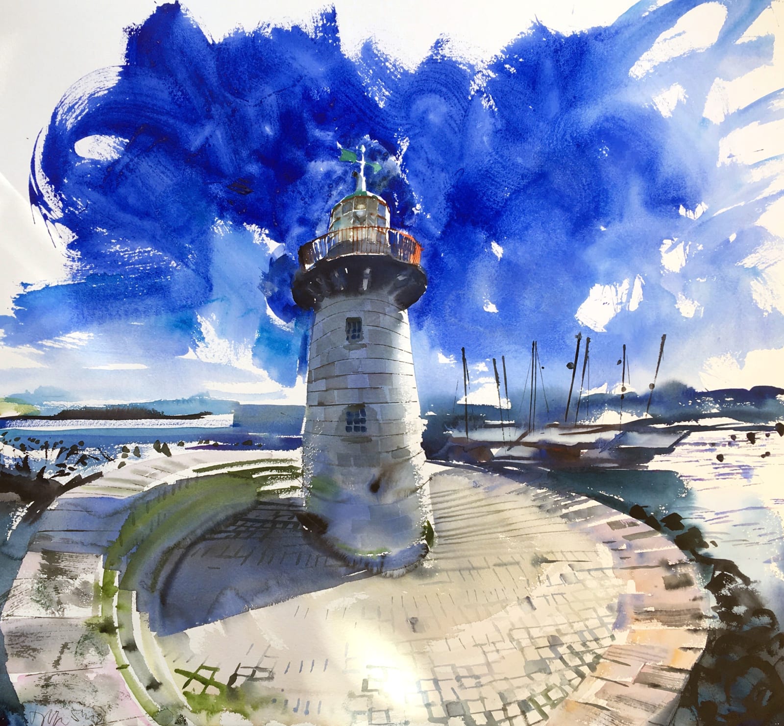 John Short, Lighthouse, Howth Harbour