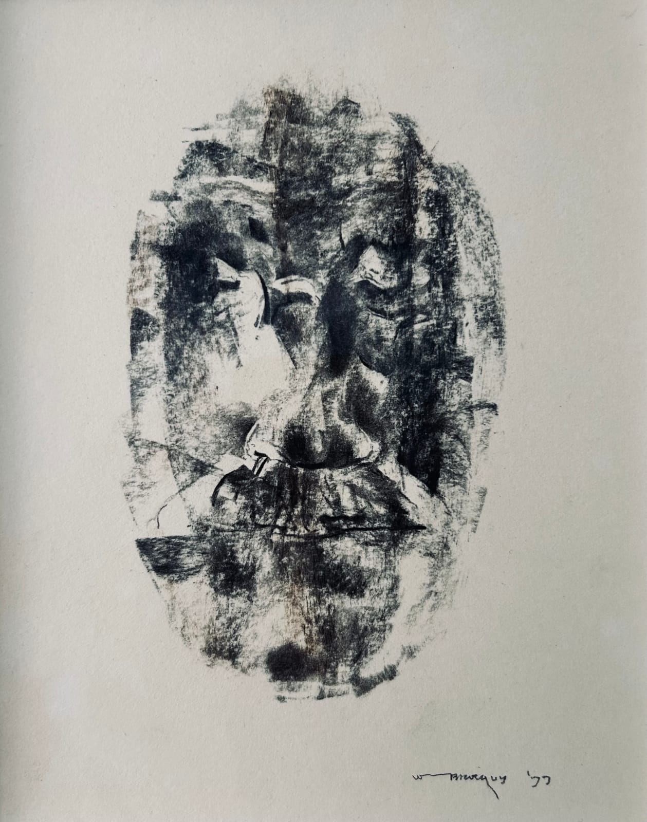 Louis le Brocquy HRHA, James Joyce Study I, 1977