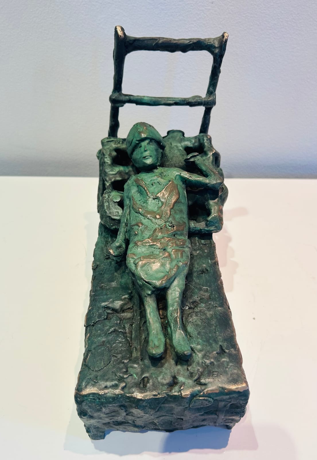 John Behan RHA, Malnourished Girl, Gaza, 2024