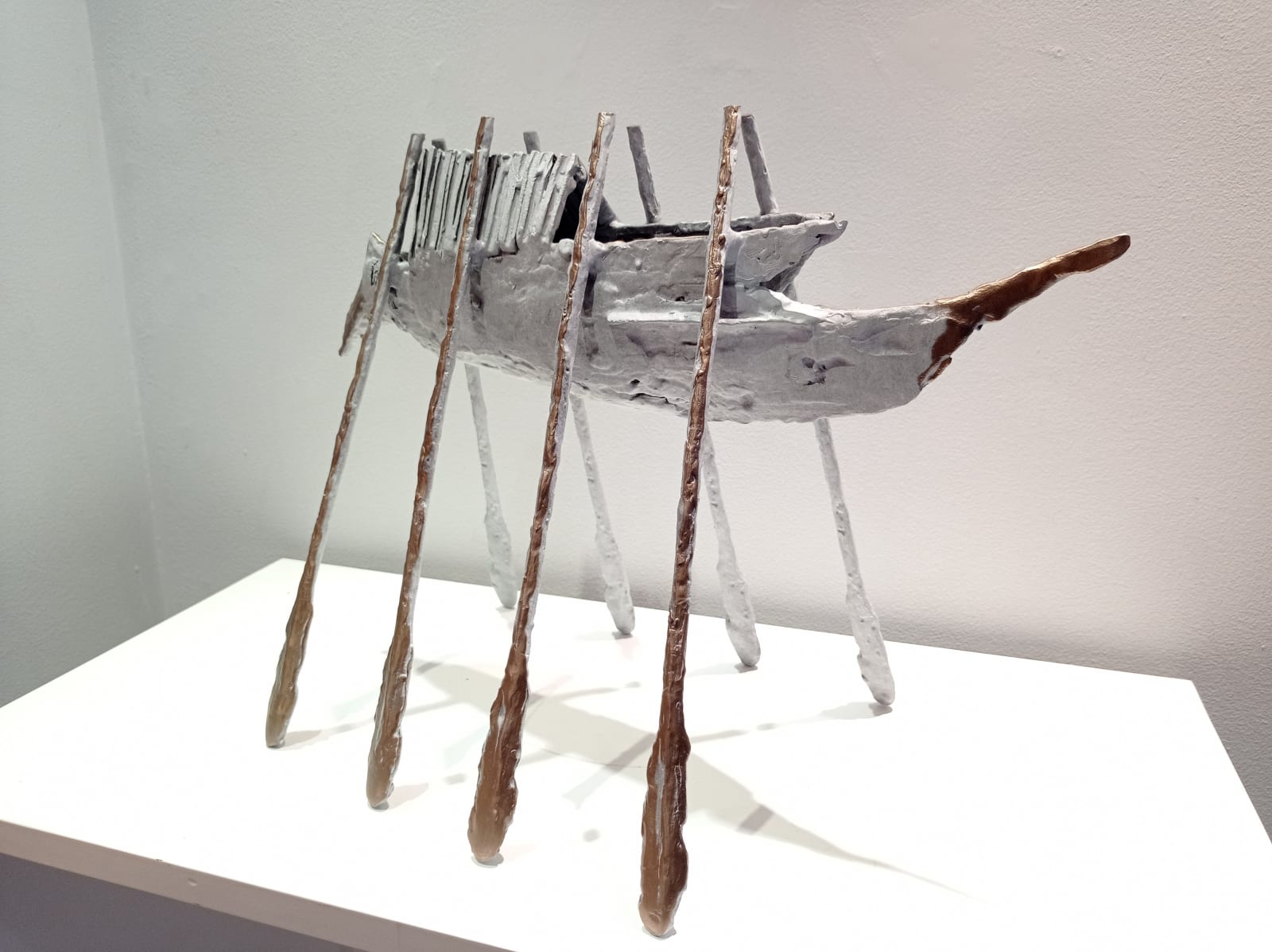 John Behan RHA, Kerala River Boat