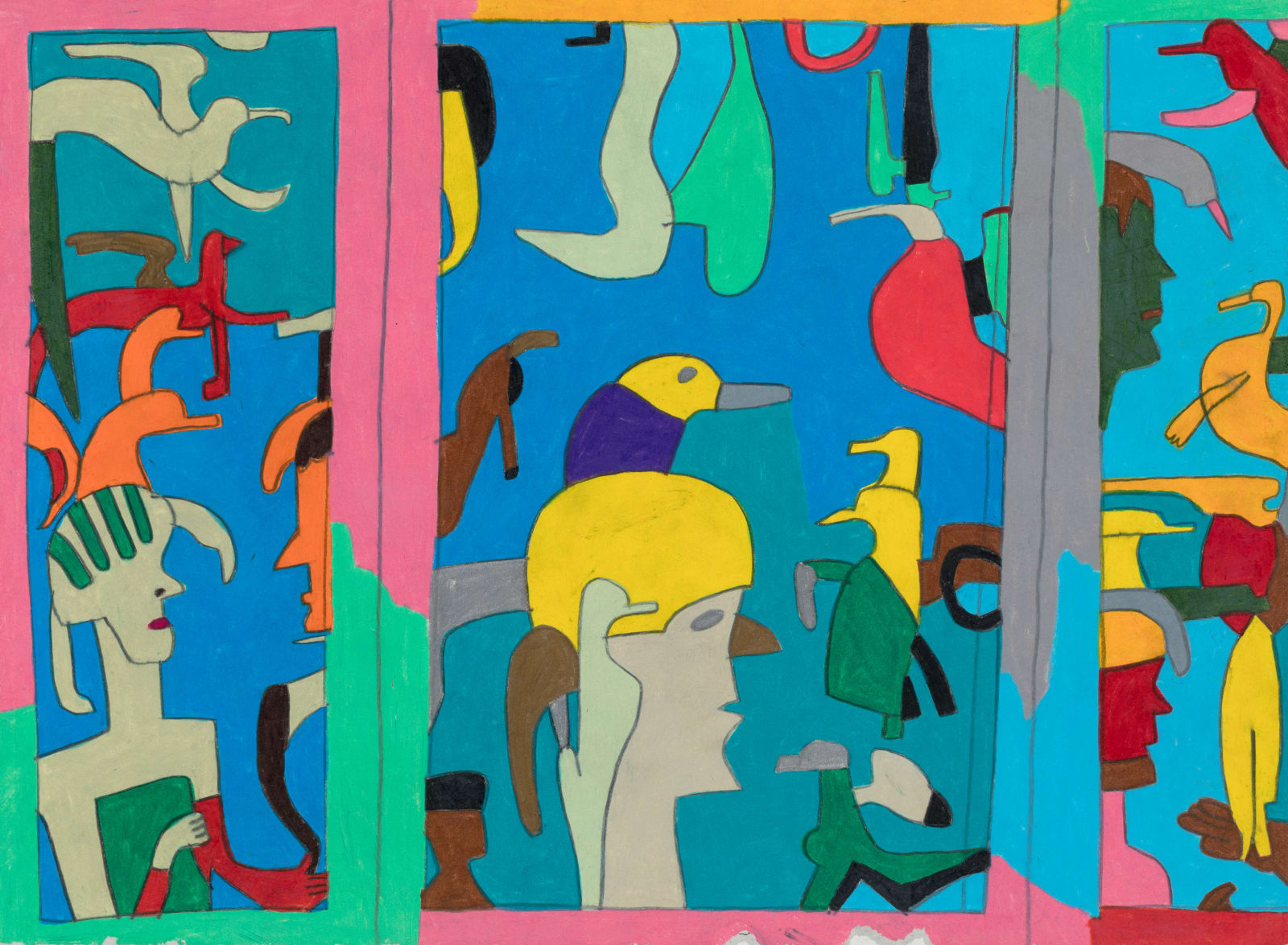 Anthony Romagnano, Feather, Swan, bird and a wing, 2022