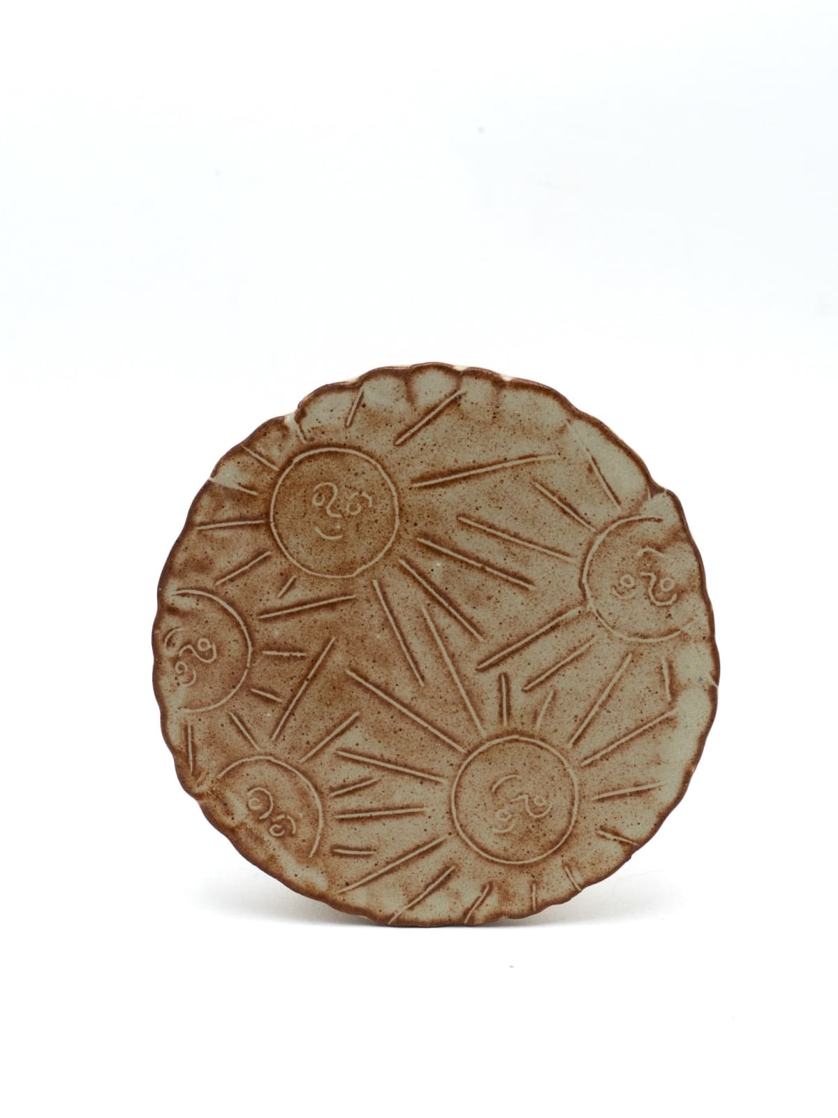 Kevin McNamee-Tweed, Sun Platter, Glazed ceramic, 5 inch diameter, $900